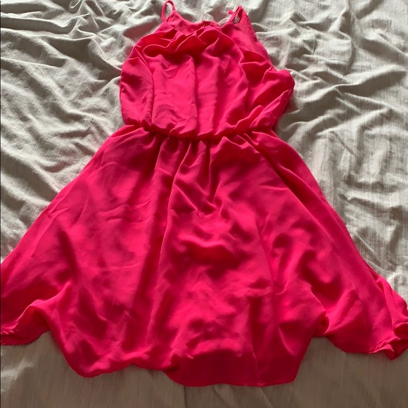 Lush Flawless Hot Pink Dress - Picture 6 of 6